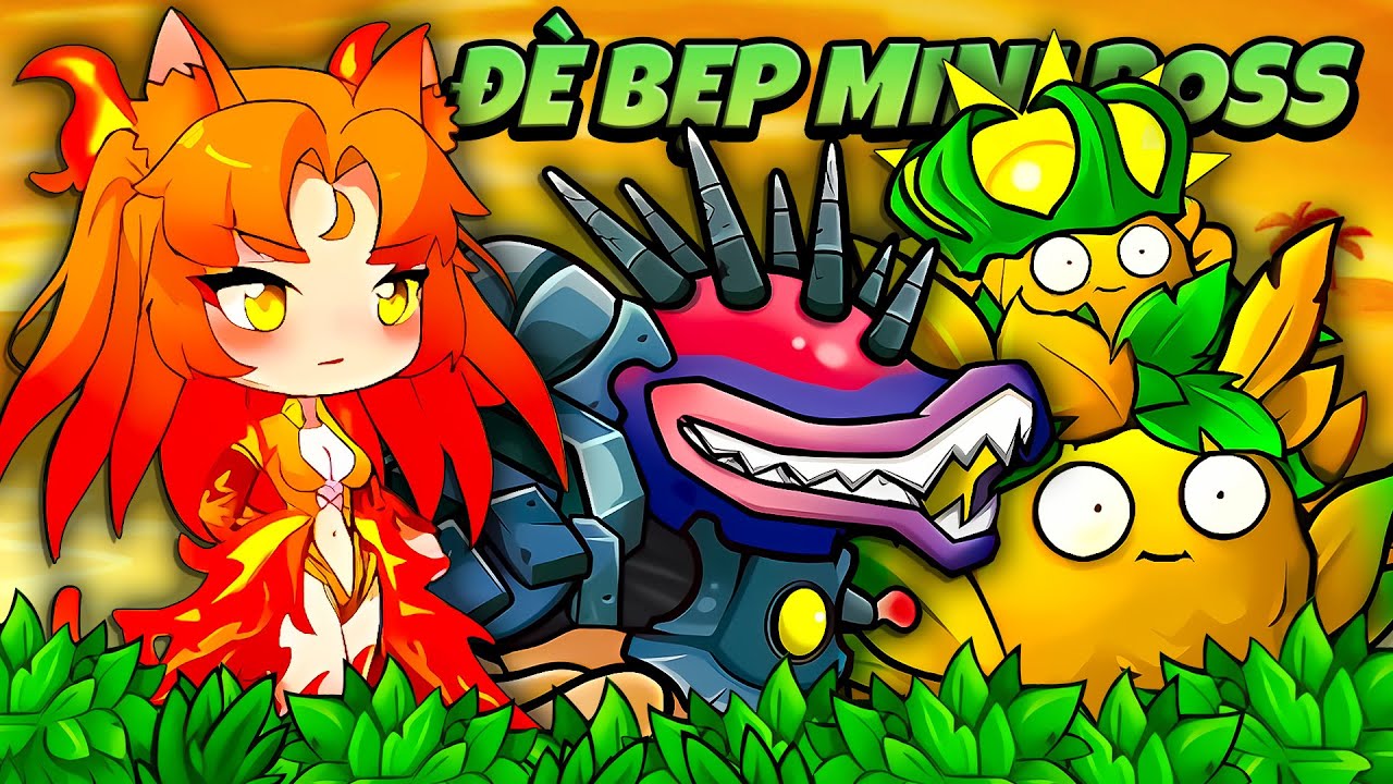 PVZ FUSION - GACHA Сокрушает мини-босса с помощью ультимативной комбинации
