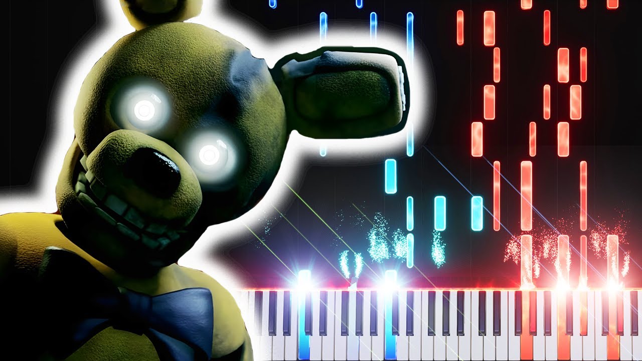 STUCK INSIDE (FNAF) - Piano Tutorial (Sheets + MIDI)
