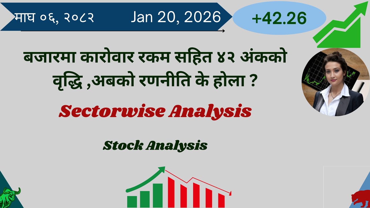 बजारमा कारोवार रकम सहित ४२ अंकको वृद्धि ,अबको रणनीति के होला ? #marketupdate #stockmarket #trading