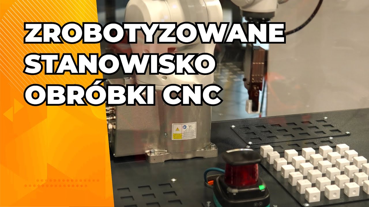 Kontrola jakości na zrobotyzowanym stanowisku obróbki CNC