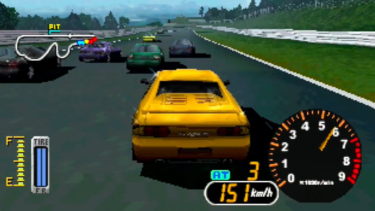 Netz Toyota Racing (PS1) gameplay