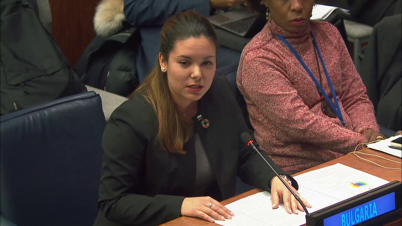 Bulgarian Youth Delegates to the UN at the 56th session of the CSocD - ECOSOC