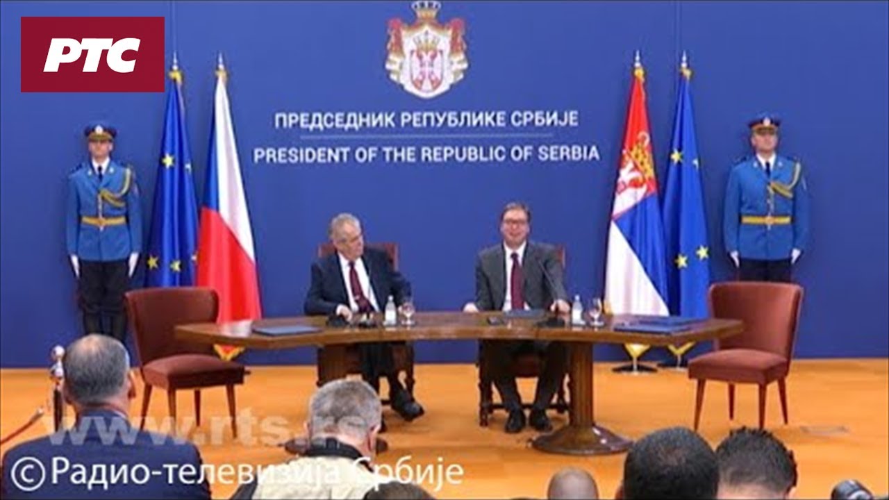 Konferencija za novinare Aleksandra Vučića i Miloša Zemana