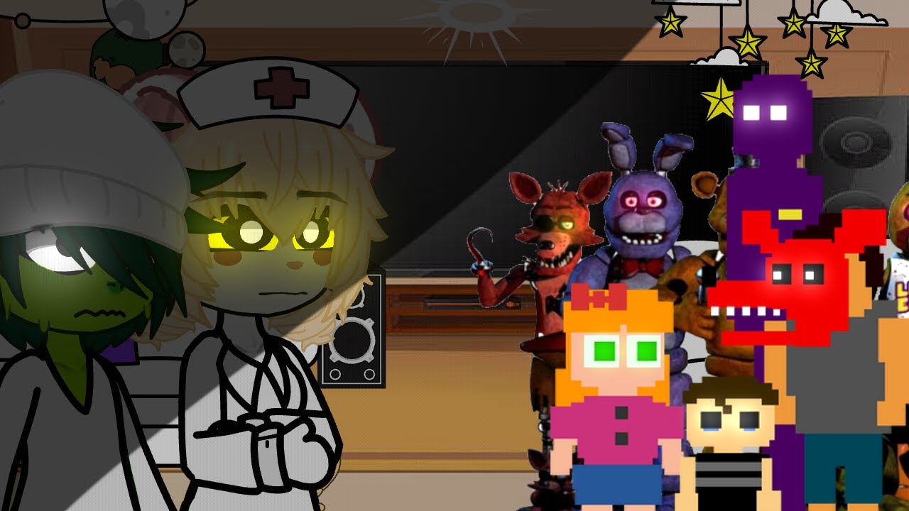 [🇧🇷/🇺🇸/🇷🇺] Ужасная реакция мыши на Fnaf + (семья Афтон) тик ток (оставьте свой лайк 😁😊👍