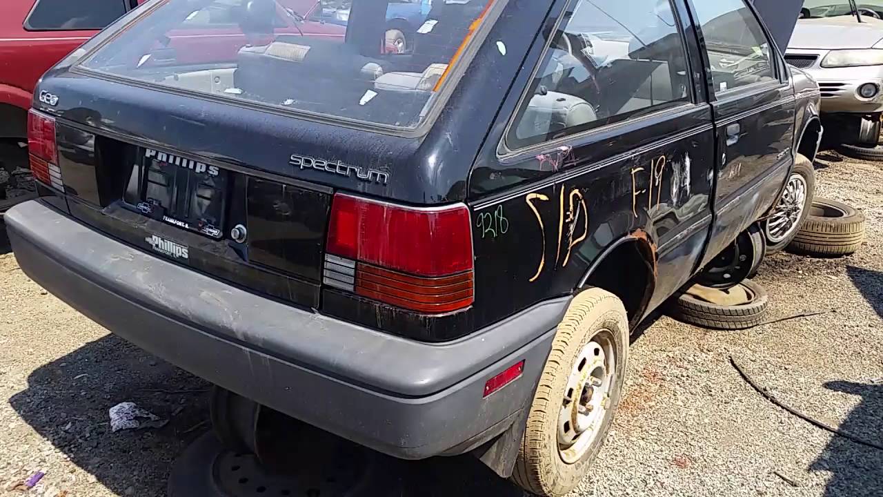 Junkyard Find: 1989 Geo Spectrum