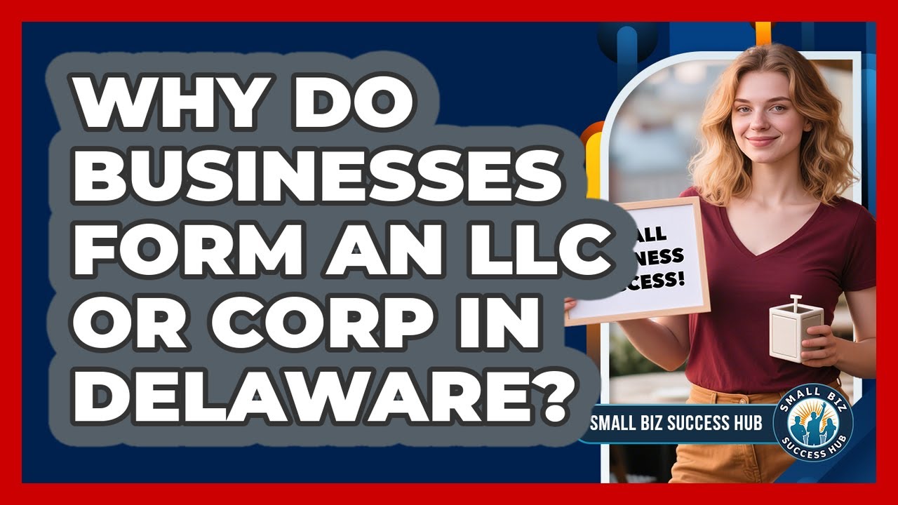 Why Do Businesses Form An LLC Or Corp In Delaware? - Small Biz Success Hub