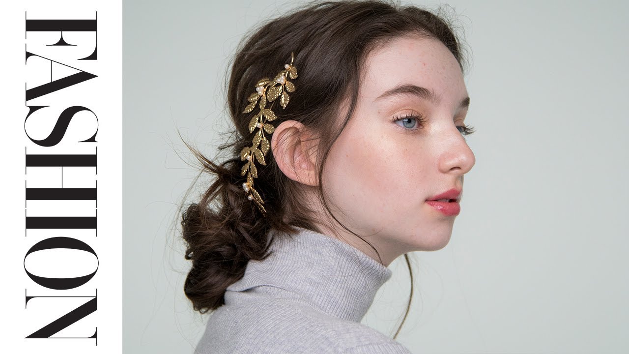 A Chic and Easy Holiday Updo