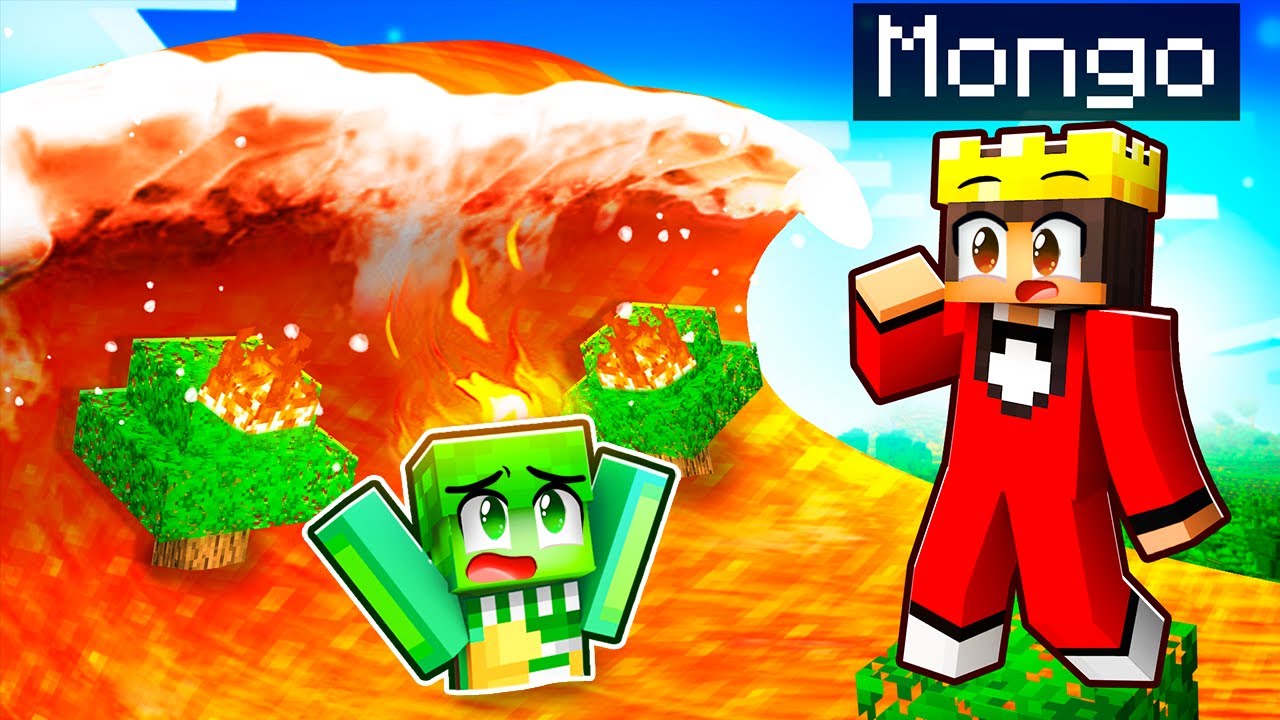 SHOCKED By LAVA TSUNAMI In Minecraft!