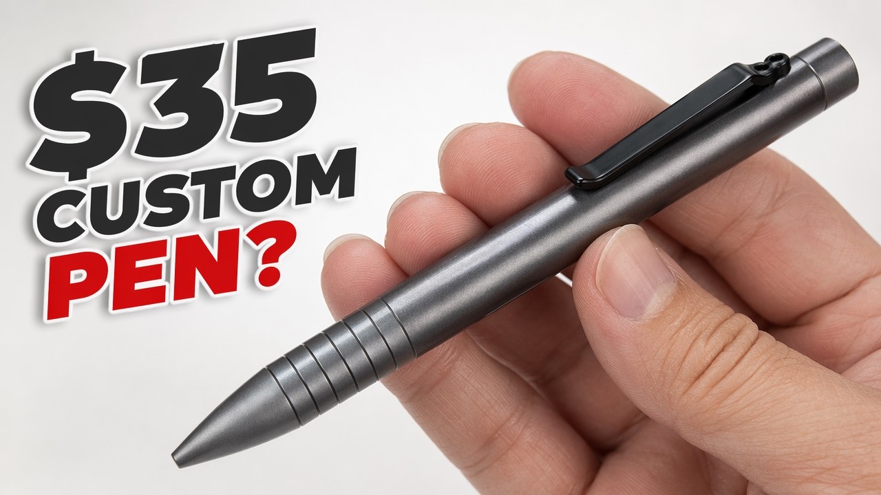 The $35 Custom Aluminum Pen! The Gunmetal Grafton Pen by Everyman