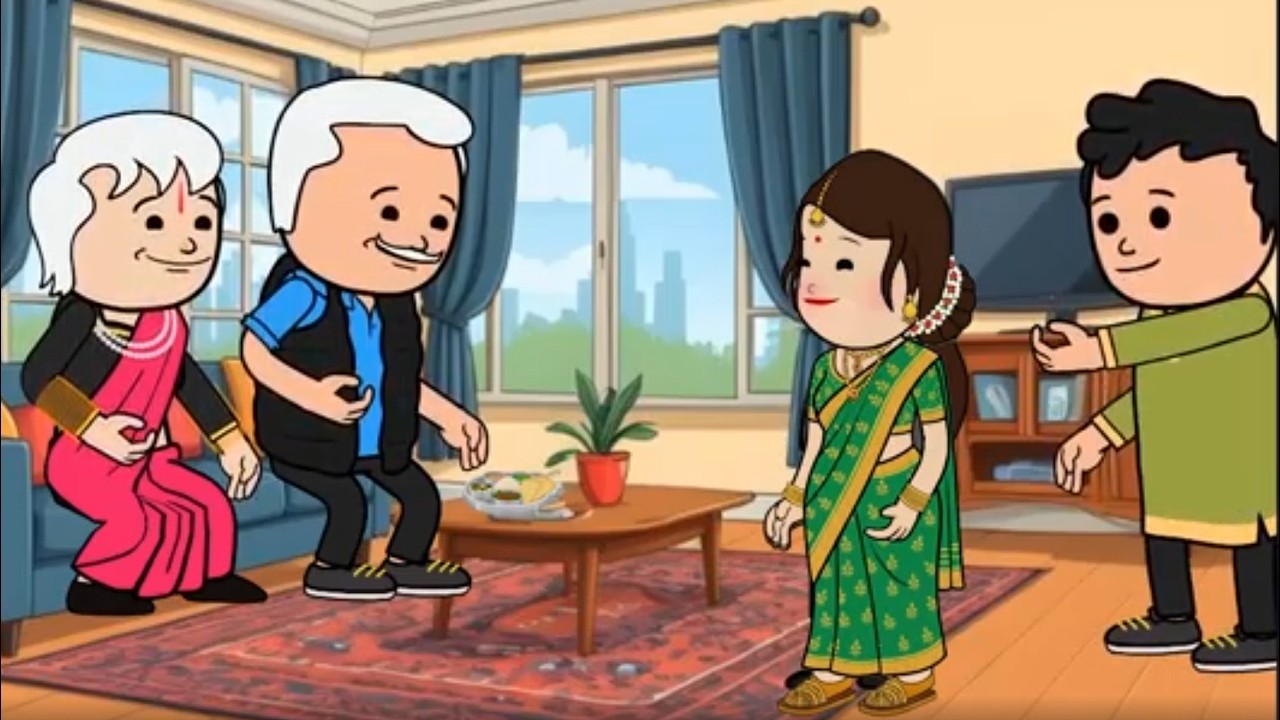 सरकारी नौकरी के आगे हार गया इश्क़ | (part-2) 😨😡 (ghar ghar ki kahani cartoon me) moral story