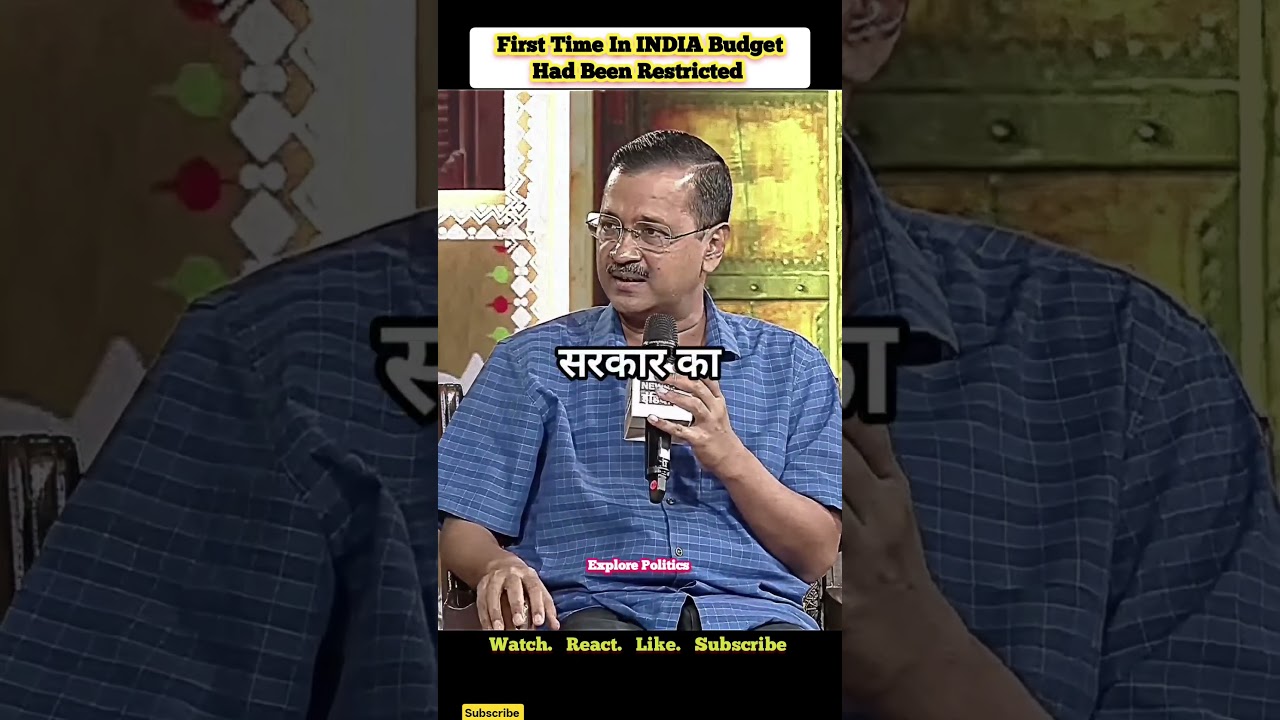 Arvind Kejriwal On Budget Restricted By PM Modi ☠️