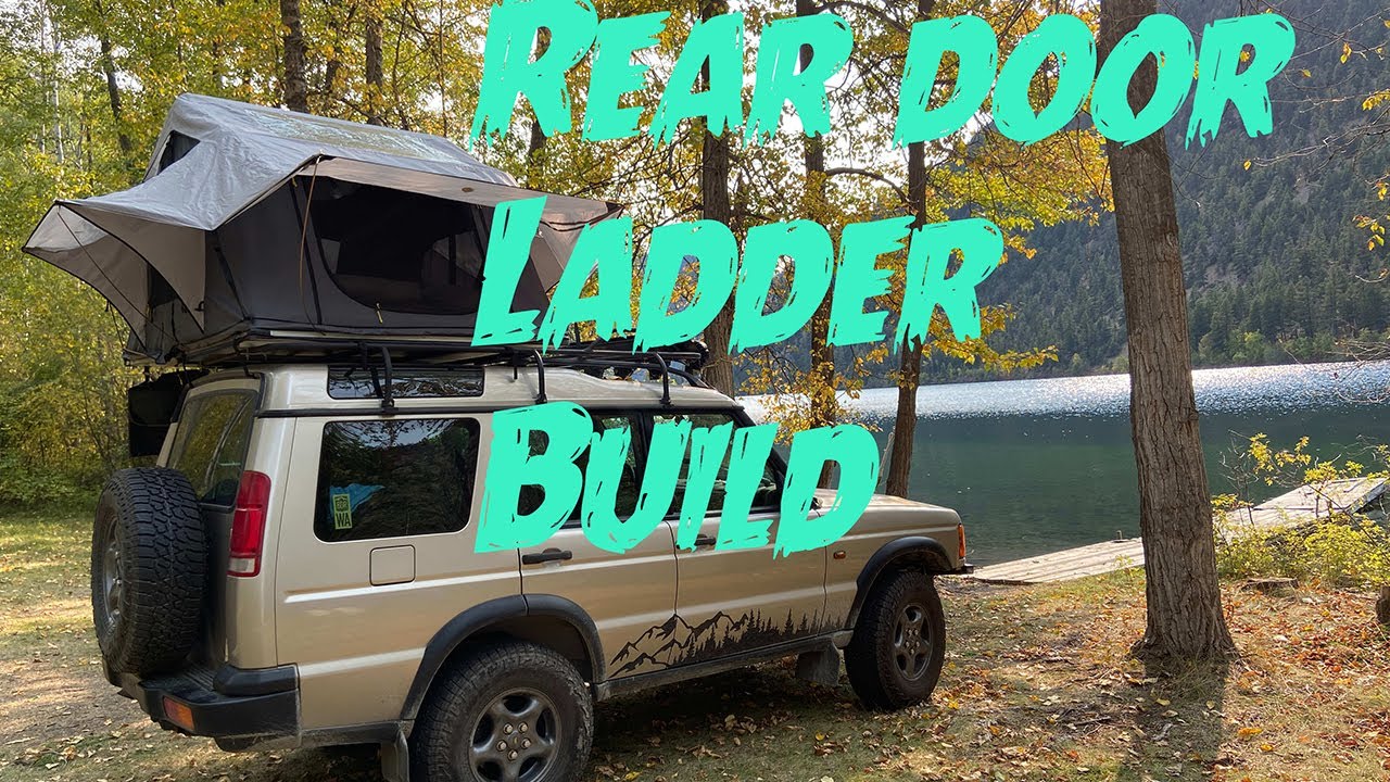 Land Rover Disco II: Rear Door Ladder