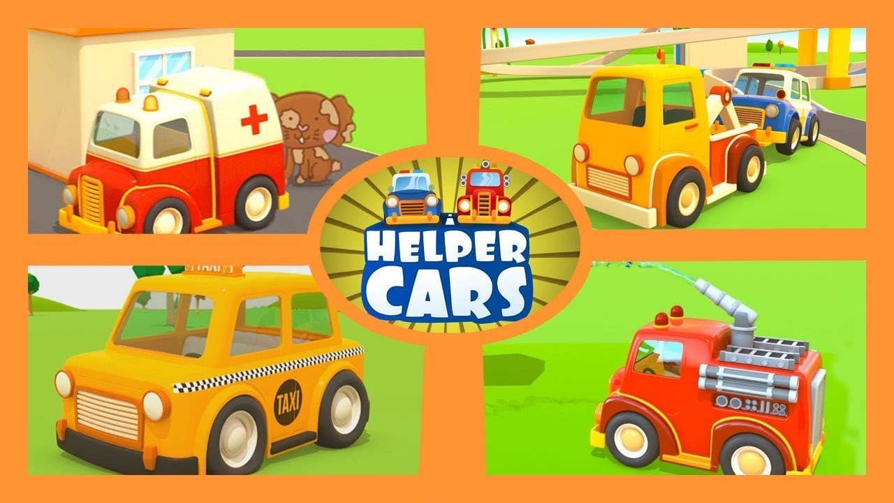 &iexcl;Veh&iacute;culos de servicio! Episodios completos. Coches para ni&ntilde;os.