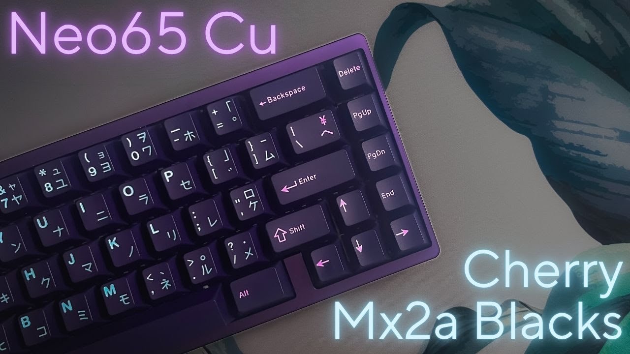Neo65 Cu Sound Test | Cherry MX2A Blacks