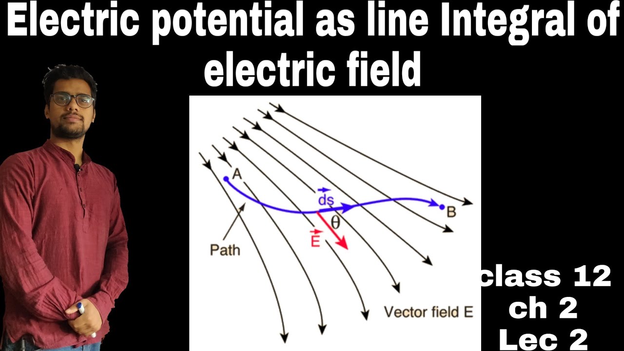 Electric Potential as line Integral of electric field || Electric Potential & Capacitance || Lec-2🔥🔥