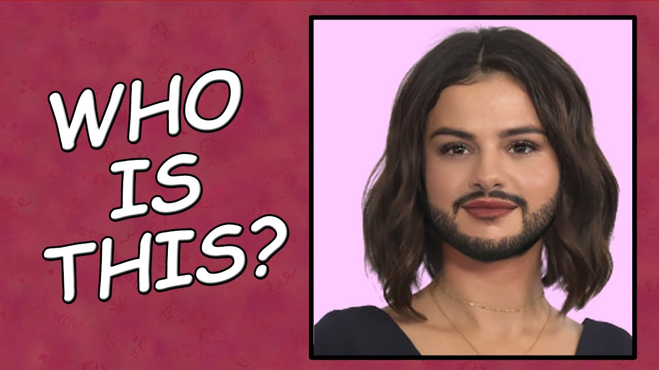 Guess The Female Celebrity with a BEARD - (Why did I do this?)