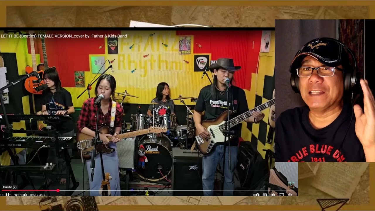 FRANZ RHYTHM,LET IT BE COVER,My Reaction,@aboutlifeandmusic_0918