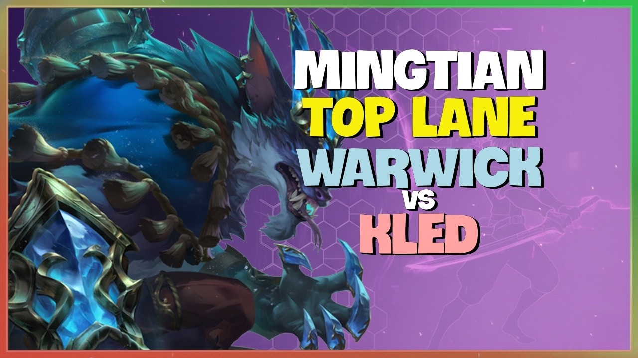 Rank 1 Warwick : This Dude is CRUSHING the Top Lane Matchup against Kled