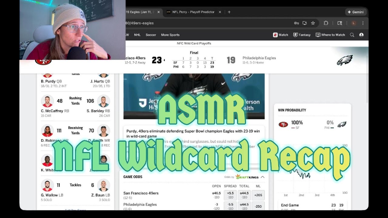 🏆 Обзор уикенда плей-офф НФЛ в формате Wild Card (ASMR) 🏈 Разбор плей-офф в мягкой форме