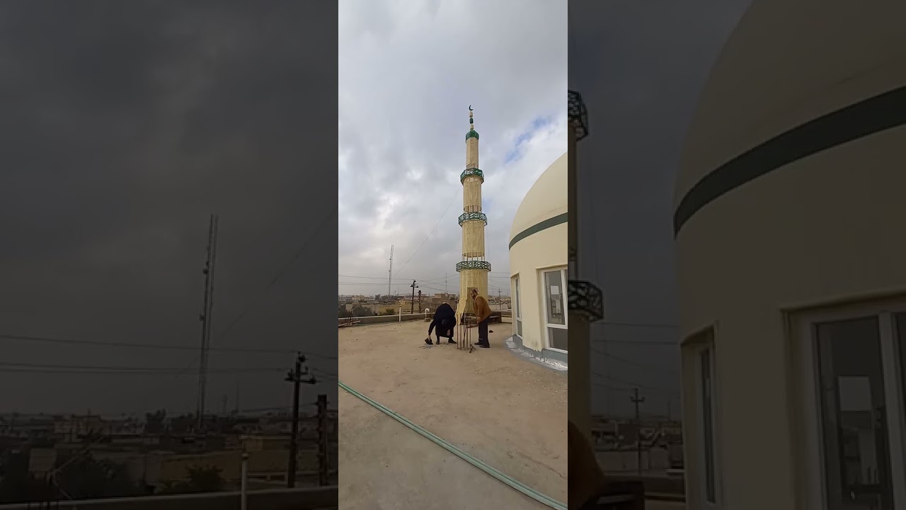 منارة#من #جامع #ام_القرى #تلعفر #العراق 9 .2. 2026 #التصوير عدنان الحمداني 