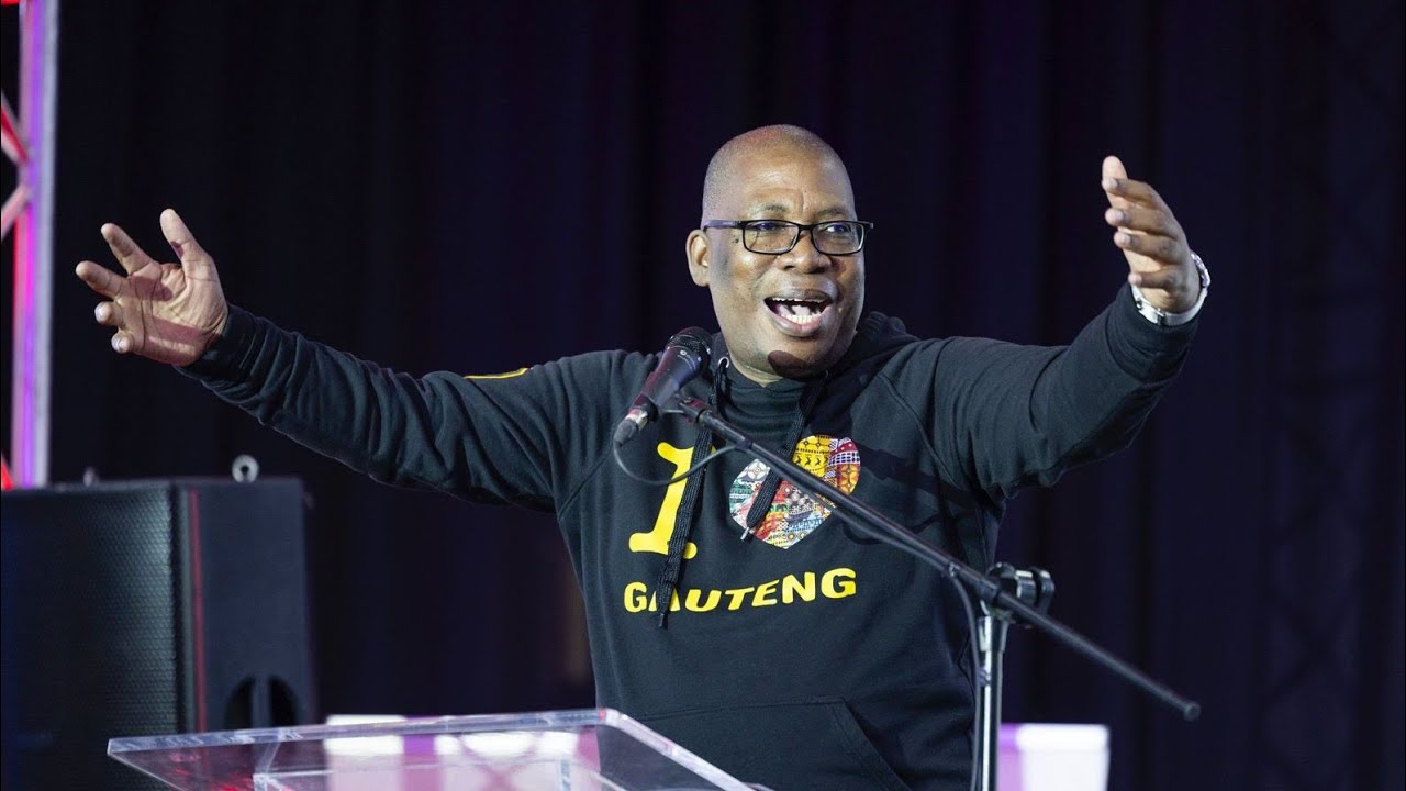 Panyaza Lesufi launching governments labour activation programmes in Nasrec, Johannesburg