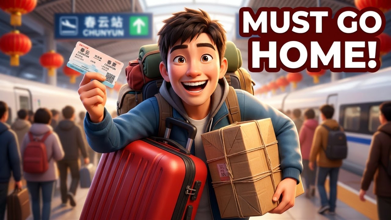 Why Do Chinese People Have to Go Home for Chinese New Year? | 为什么中国人一定要回家过年