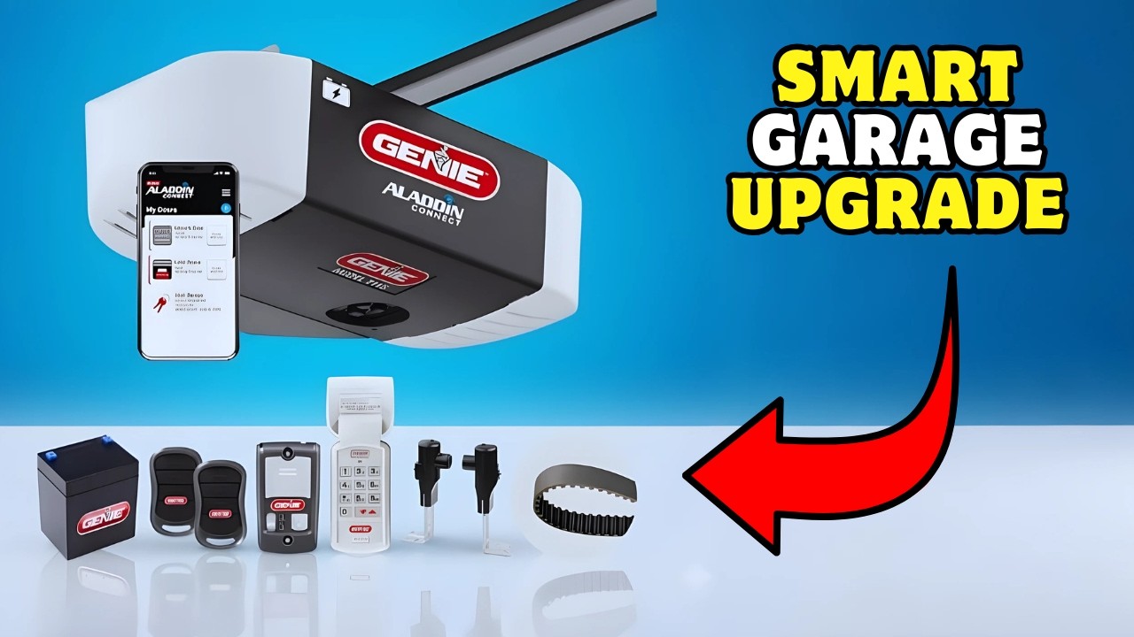 Обзор Genie StealthDrive 7155 | Бесшумный умный открыватель гаражных ворот с Alexa и резервным ак...