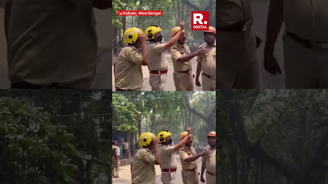 Huge Fire Breaks Out At Zilla Parishad Office In South 24 Parganas, Kolkata