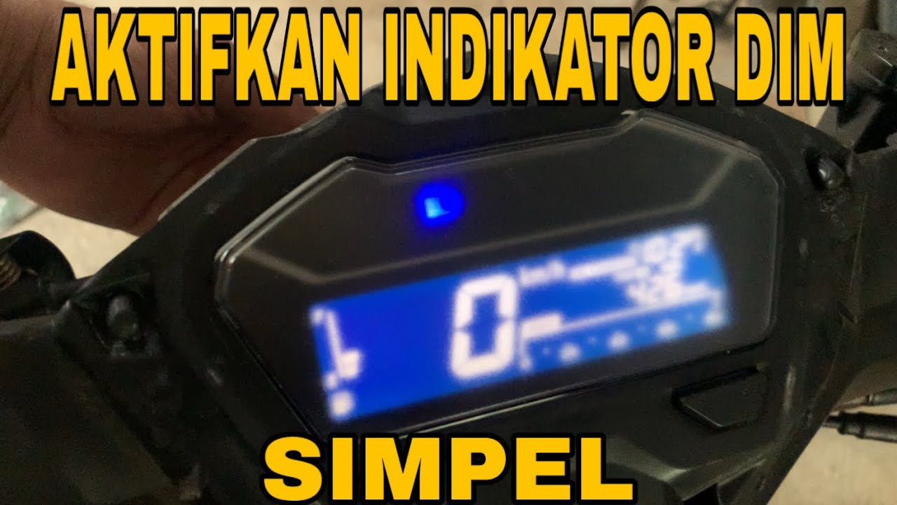 Cara aktifkan indikator dim vario 125 gen 2