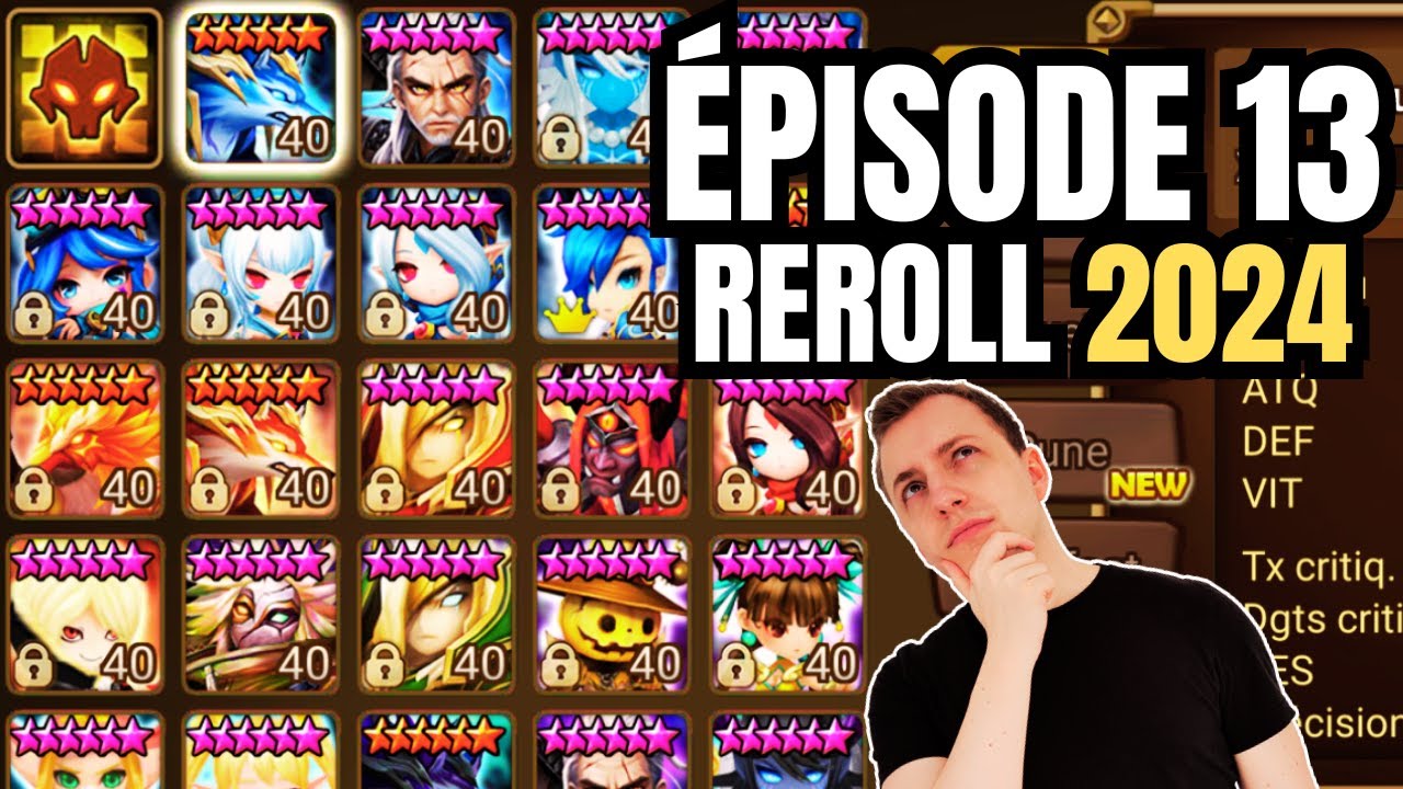 COMMENT FAIRE BEAUCOUP DE 6* ET DE L'ÉNERGIE ! REROLL 2024 - ÉPISODE 13 (Summoners war)