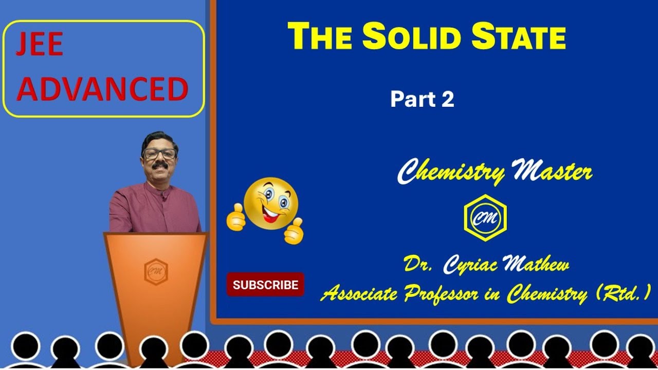 Solid State (Chemistry) for JEE Advanced Examination: Part 2