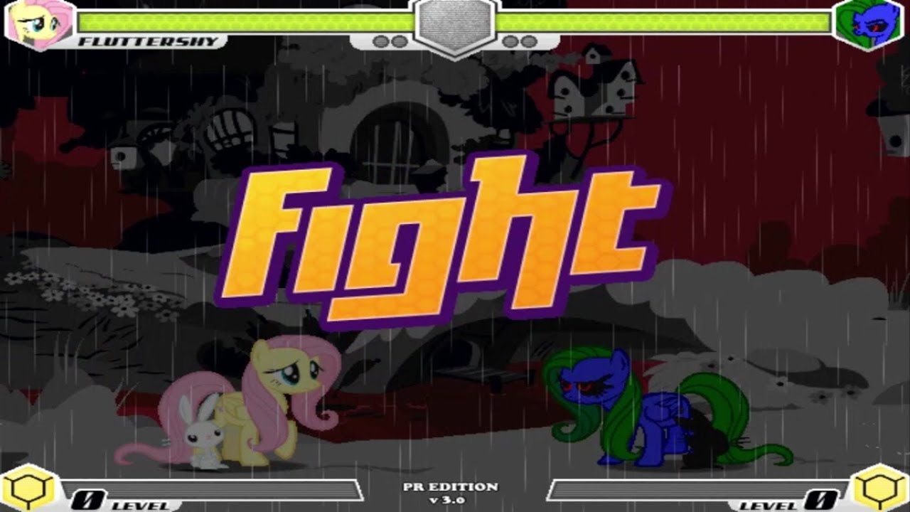 Fighting is Magic Power Root 3.0 (2019) #27/32 - Fluttershy nightmare mode