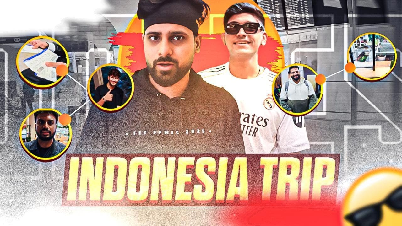 Vlog - Travelling to FFWS 2025 Indonesia | TG Fozyajay | #vlog #garenafreefire