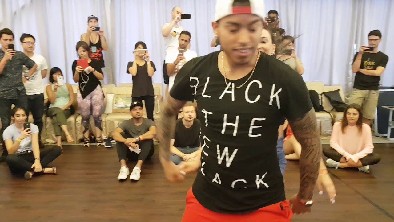 Maxi Solis y Julia Fernández 2018 Workshop Bachata en Singapore