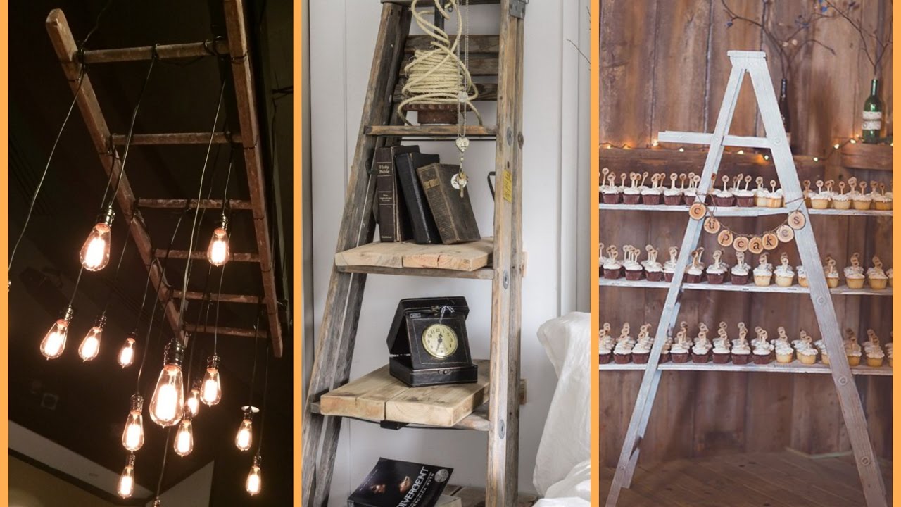 DIY Ladder Repurpose Ideas - Recycled Home Decor