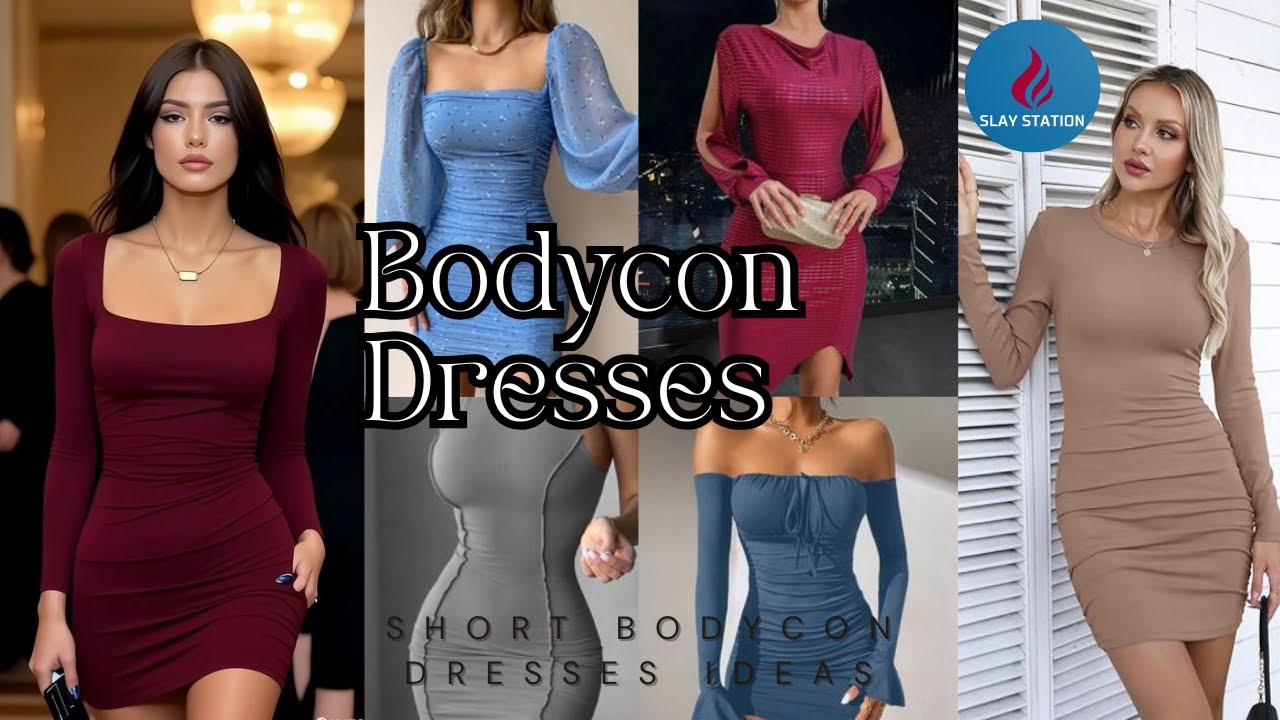 Elegant Short Bodycon Dress ideas| Trendy Looks for 2025 | Mini Dresses | Bodycon Fashion Finds