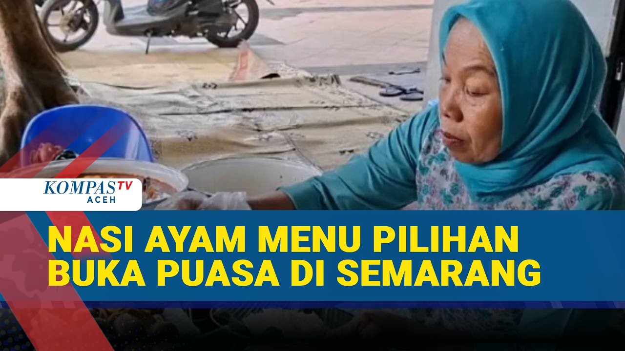 Takjil Favorit Ramadan, Nasi Ayam Semarang Laris Manis di Simpang Lima