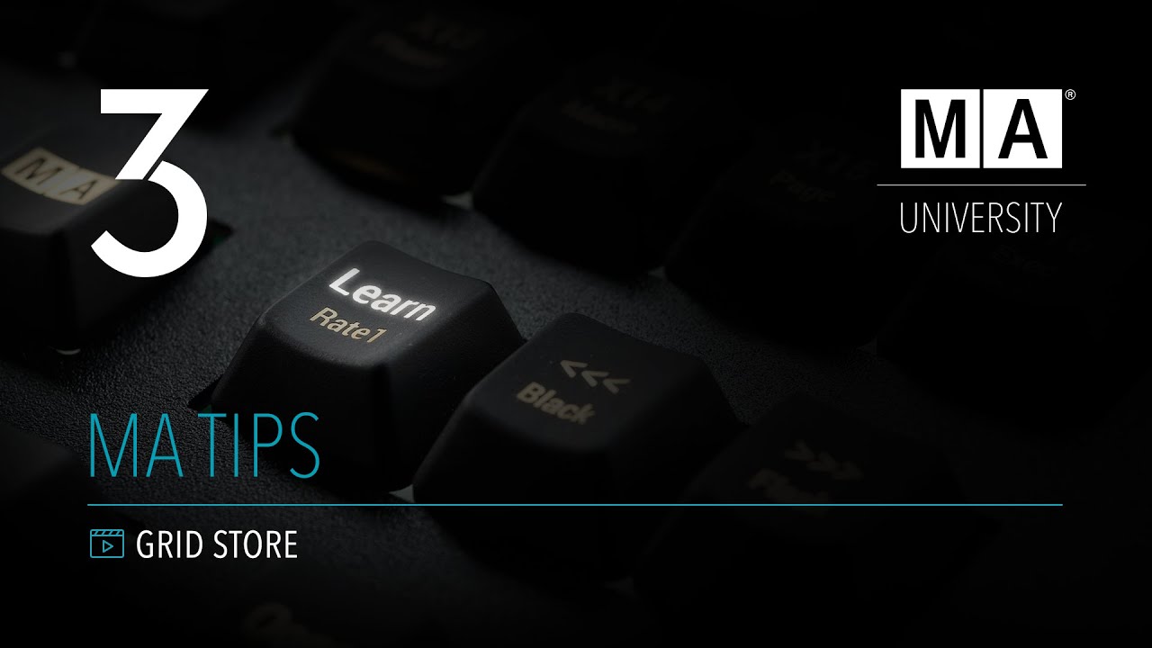 grandMA3 | MA Tips [EN] | Gridstore