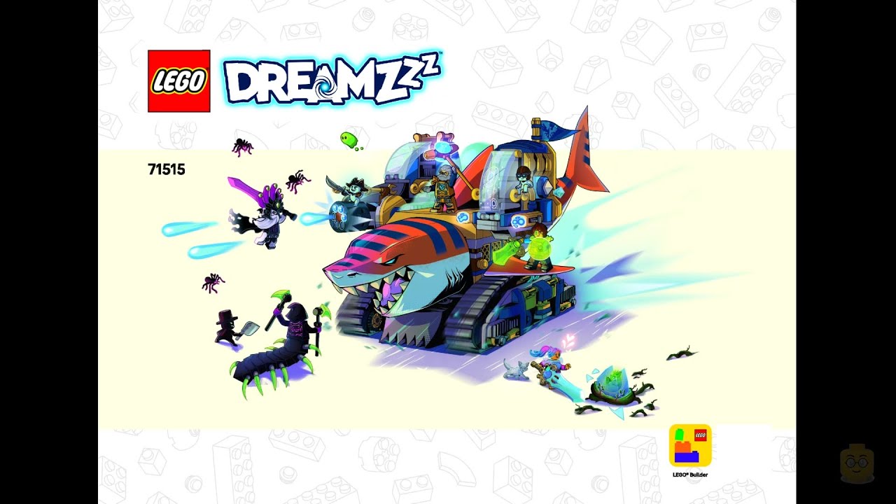 LEGO DREAMZzz 71515 - Complete Nightmare Shark Ship Instructions! (Step-by-Step Guide)