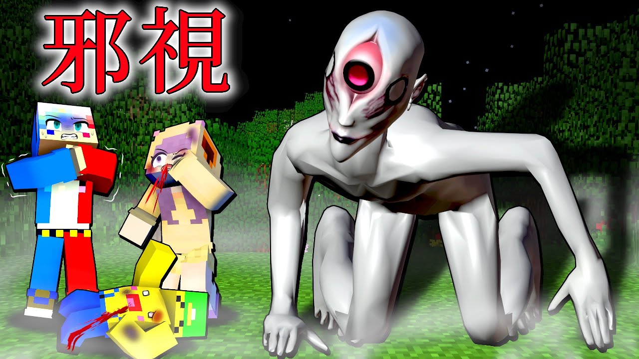 【見たら◯ぬ…🪬】目が合うと精神崩壊する"邪視"に遭遇した結果…⁉️【マイクラ マインクラフト】ぽっぴんず