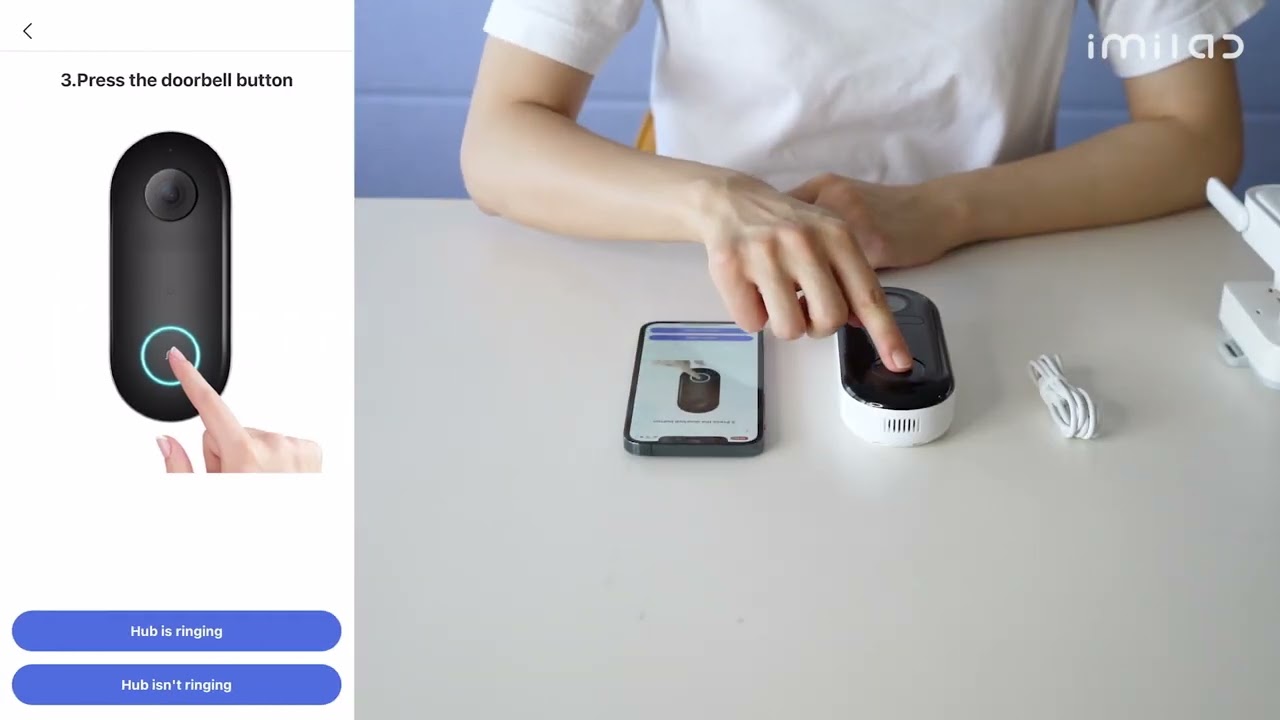How to connect the IMILAB Video Doorbell