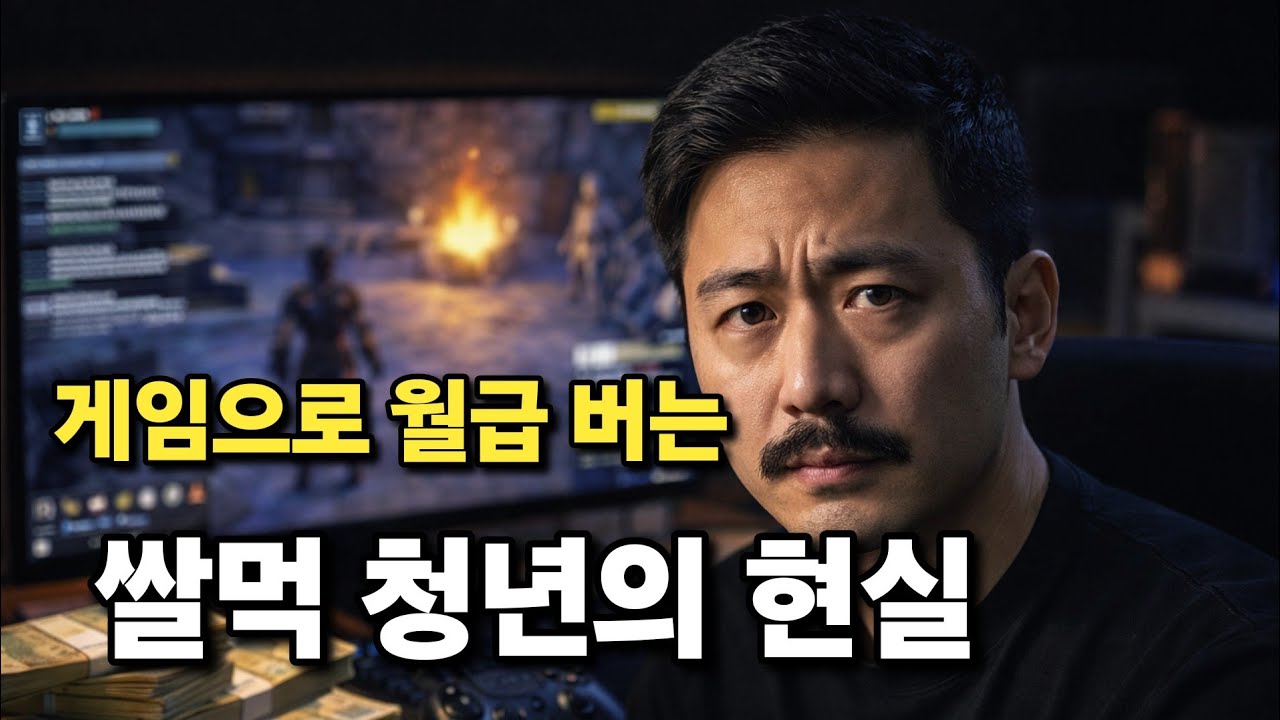 게임하면서 돈 버는 쌀먹 청년 이야기