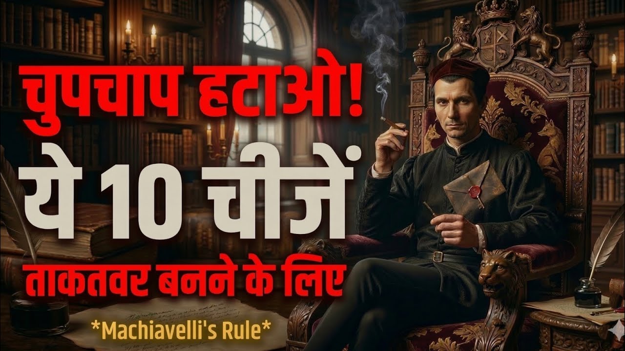 ताकतवर बनना है तो ये 10 चीजें चुपचाप छोड़ दो! | 10 Things You Must Quietly Eliminate (Machiavelli)
