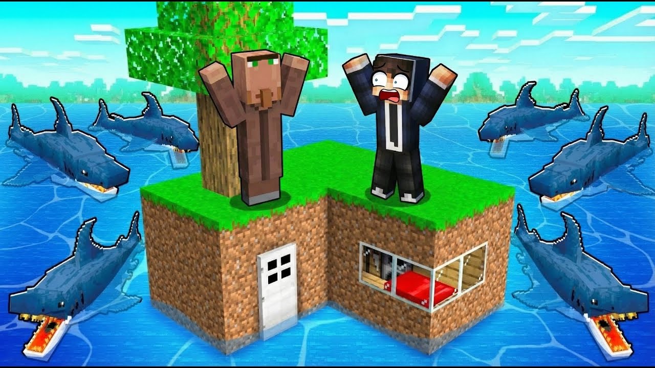 Preživeli smo 24 sata na NAJMANJEM ostrvu u Minecraftu...