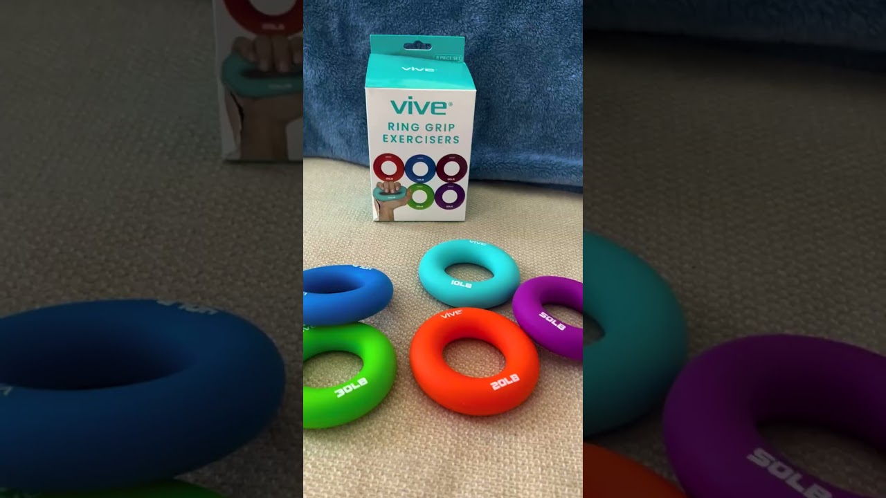 Get a grip✊ Build your grip strength with the Vive Ring Grip Exercisers #gripstrength
