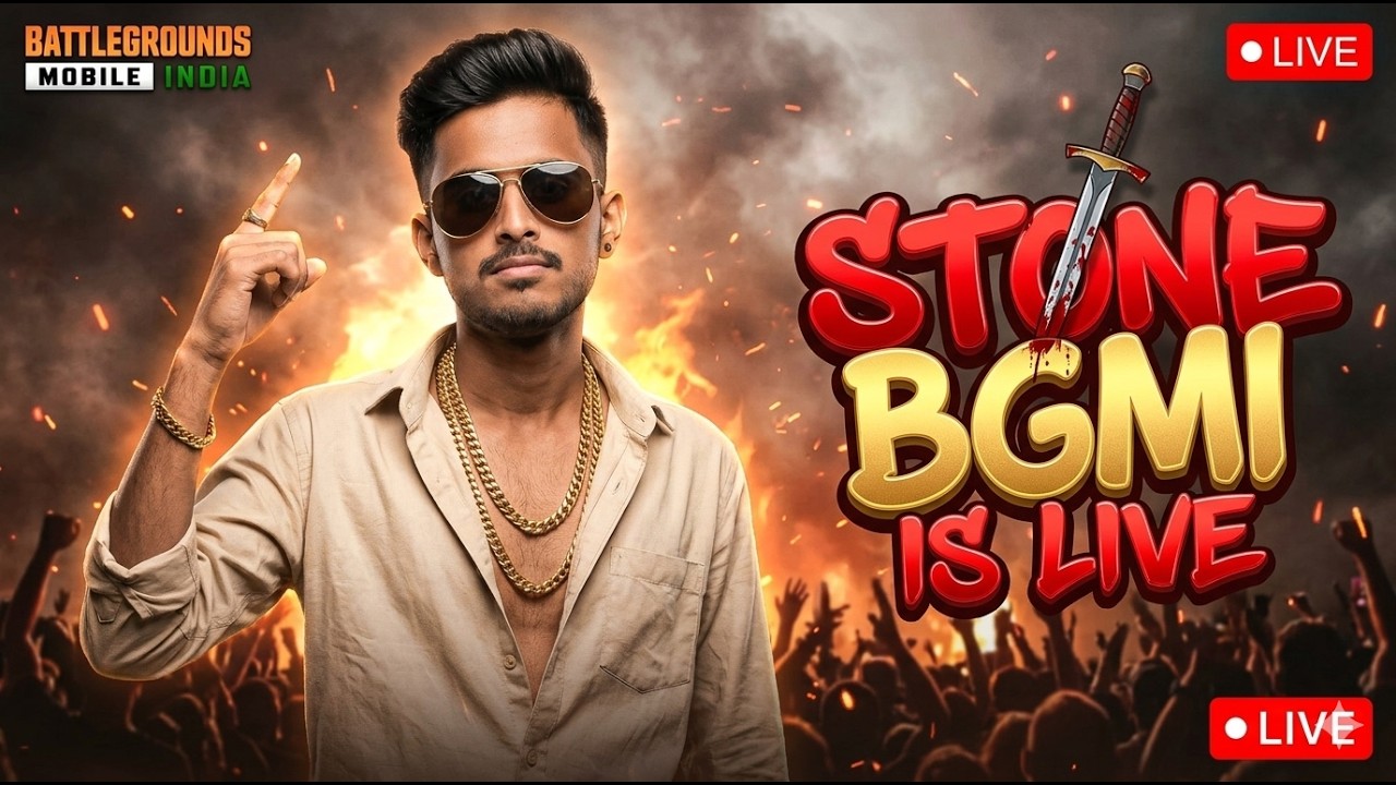 STONE BGMI LIVE 🔴 | New Lineup + Pro Lobby Scrims🔥 KANNADA