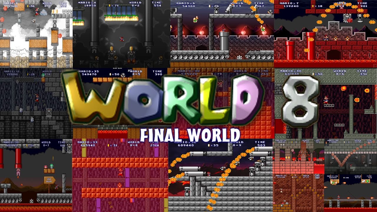 Mario Forever Rainbow Land v2.0 - World 8 [Final World]