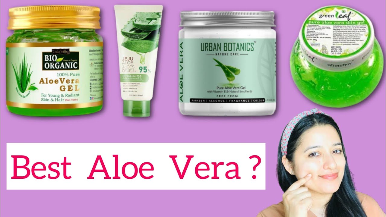 Best Aloe Vera gel for Oily Skin and Pimples ( 2023) | / Top Aloe vera Gel #glassskin