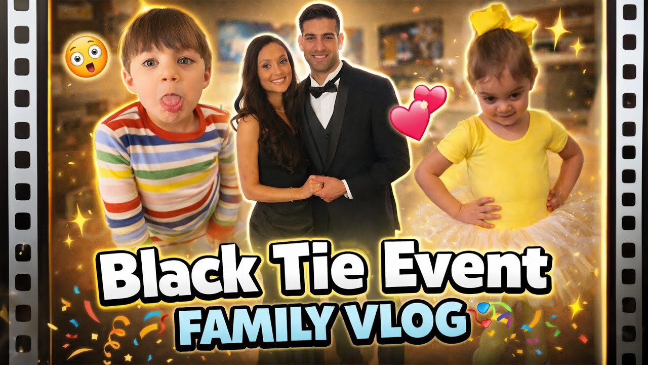 Mom and Dad Sneak off to a Black Tie Event | Dadoots Family Vlog
