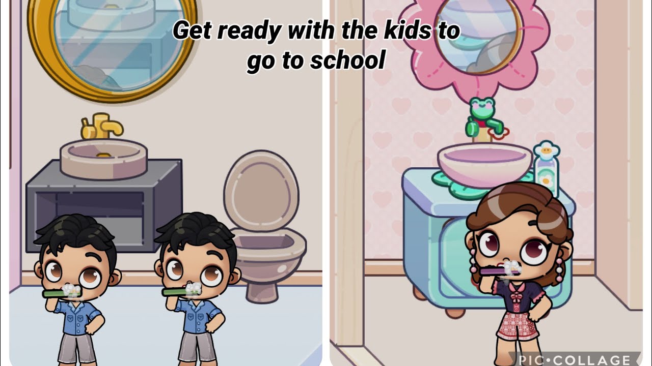 Get ready with the kids to go to school /Morning routine/ ll with voice ll